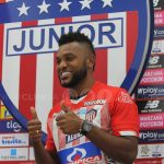 Miguel Borja en Barranquilla para jugar con el Junior 2022 -Foto cortesía del Junior