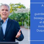A trabajar unidos por Colombia y seguir guardando las medidas de bioseguridad y cumpliendo el deber de vacunarse, invita el Presidente Iván Duque en su mensaje de Año Nuevo a los colombianos