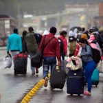 Migrantes venezolanos desde EEUU a Colombia