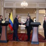 La subsecretaria de Estado para Asuntos Políticos de los Estados Unidos, Victoria Nuland, se reunió con el presidente Iván Duque .Foto Embajada de Estados unidos en Colombia