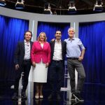 Federico Gutiérrez ,Aydeé Lizarazo, David Barguil y Enrique Peñalosa, de equipo por Colombia en Conversación Conversación de País por Caracol TV