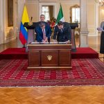 Colombia e Irlanda firman entendimientos en cooperación policial y seguridad.Foto Presidencia