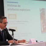 "En 2021 registramos 486 víctimas de artefactos explosivos, el número más alto de los últimos cinco años": Lorenzo Caraffi, jefe de la delegación del CICR en Colombia.