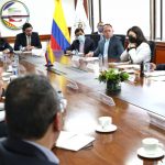 Procuradora Margarita Cabello en mesa de trabajo con representantes de campañas presidenciales