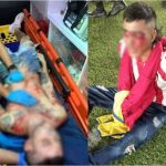 Heridos y 3 detenidos tras pelea entre hinchas de Unión Magdalena y Junior Foto Cortesía DiarioHoyde Magdalena