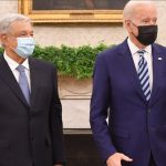 Mandatario mexicano, Andrés Manuel López Obrador con su homólogo de EE.UU., Joe Biden