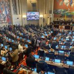 Sesión Plenaria de la Cámara de Representantes en moción de censura contra el ministro de Defensa, Diego Molano