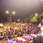 Federico en la plaza principal de Valledupar