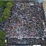 Manifestación de Gustavo Petro en Bucaramanga