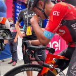 Santiago Buitrago rompió en llanto tras ser segundo en la etapa 15 del Giro