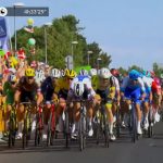Ultimo kilómetro de la segunda etapa del Tour de francia