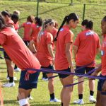 Entrenamiento de la Selección Colombia Femenina, cortesía Conmebol