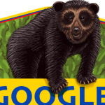 Google dedica al oso de anteojos el doodle por el día nacional de Colombia.