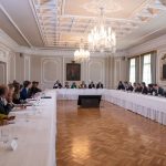 Reunión del presidente Gustavo Petro con los miembros del Consejo Gremial Foto Presidencia