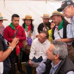 El Presidente Gustavo Petro asistió a la Clausura de la Minga Política y Cultural por la Defensa de la Vida, el Territorio y la Paz, en Caldono, Cauca. Foto Presidencia