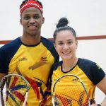 Oro para Colombia con Ronal Palomino y Lucía Bautista en dobles mixtos en squash