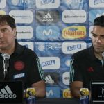 Conferencia de prensa Selección Colombia de Mayores  hablan el directos técnico Néstor Lorenzo y Falcao García- 18 de noviembre de 2022