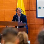 Palabras del Presidente Gustavo Petro en el encuentro con la comunidad colombiana en México. Foto Presidencia