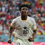 Lo que juega Mohammed Kudus de Ghana en el triunfo 2-3 sobre Corea del Sur.Foto FIFA
