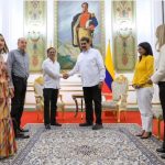 En el Palacio de Miraflores de Caracas, tuvo lugar el II encuentro entre los Presidentes  Maduro y Petro