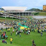 Los manifestantes invaden el Congreso, el STF y el Palácio do Planalto.Credit...Marcelo Camargo/Agência Brasil