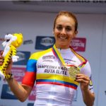 La manizaleña de 36 años, Diana Carolina Peñuela ,que defiende los colores del DNA Pro Cycling, repitió corona luego de conquistar la prueba hace un año.