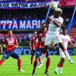 Independiente Medellín e Independiente Santa Fe igualaron a un gol en el Atanasio Girardot.Foto Dimayor
