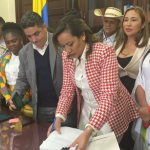 Ministra Carolina Corcho radica reforma a la salud. Foto Minsalud