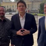 Congresistas del Centro Democrático Ciro Ramírez,Miguel Uribe y Christian Garcés
