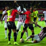 Deportivo Pereira se encontró con un empate 1-1 de manera agónica ante el Deportes Tolima, en el juego válido por la fecha 7 de la Liga. Foto Dimayor