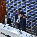 Fernando Jaramillo, Presidente de la Dimayor en el evento de presentación de VIVO como patrocinador oficial del fútbol colombiano Oficial
