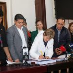 La ministra de trabajo Gloría Inés Ramirez radicó proyecto de ley de la reforma laboral