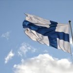 Bandera de Finlandia. 
Foto Agencia Anadolu