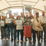 Al menos 140 firmantes de Paz del ETCR Mariana Páez llegaron con sus familias al nuevo predio de 1.453 hectáreas, ubicado en el Meta. Foto ANT
