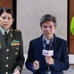 Comandante de la Policía Metropolitana y Alcaldesa de Bogotá