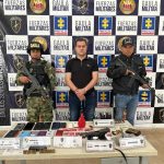 El Ministerio de Defensa de Colombia confirmó hoy la captura de Carlos Alberto Herrera, alias Camilo, uno de los principales cabecillas del Clan de Oriente.Foto FISCALIA