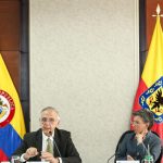 Consejo de seguridad conjunto Nación y Distrito presidido por el señor Ministro de Defensa y la Alcaldesa Claudia López