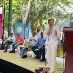 Gloria Inés Ramírez,ministra de trabajo en el lanzamiento de Reformas a la Calle
