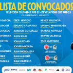 Convocatoria de la Selección Colombia sub 23 para amistosos frente a México