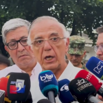 El ministro de la Defensa, Iván Velázquez dijo que continúan las operaciones Militares