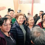 La Ministra de trabajo, Gloria Inés Ramirez en una nueva jornada de “Reformas a la calle”.Foto Mintrabajo