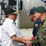 Presidente Gustavo Petro con altos mandos Militares en Tumaco.Foto Andrea Puentes, Presidencia
