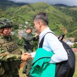 Soldados redoblarán operaciones militares en Briceño, Antioquia Foto Ejército y Gobernación de Antioquia