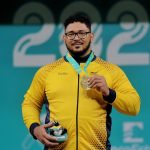 El colombiano Rafael Cerro puso el broche de oro a la participación colombiana en el levantamiento de pesas de los Juegos Panamericanos Santiago 2023.