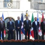 Foto oficial de la plenaria de la Alianza de Líderes de las Américas. Presidencia de la República.