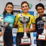 Estefanía Herrera, del equipo Colombia Pacto por el Deporte - GW Shimano, se consagró campeona del Tour Femenino,