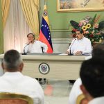 Los Gobiernos de Venezuela y Colombia ampliaron hoy aquí el mapa de cooperación estratégica, tras un encuentro entre los presidentes Nicolás Maduro y Gustavo Petro, respectivamente.