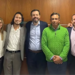 Concejales partido Verde con el alcalde Carlos Fernando Galán