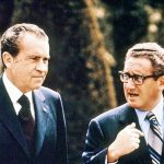 Richard Nixon y su secretario de Estado, Henry Kissinger.