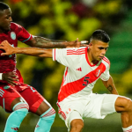 La Selección Colombia Sub-23 empató1-1 con Perú en el Jaime Morón de Cartagena.Foto cortesía Selección del Perú